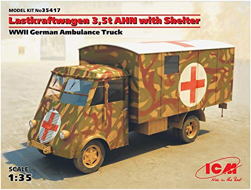 ICM 35417 Renault 35417-1/35 AHN 3.5 to mit Plane, Panzer, Schwarz von ICM