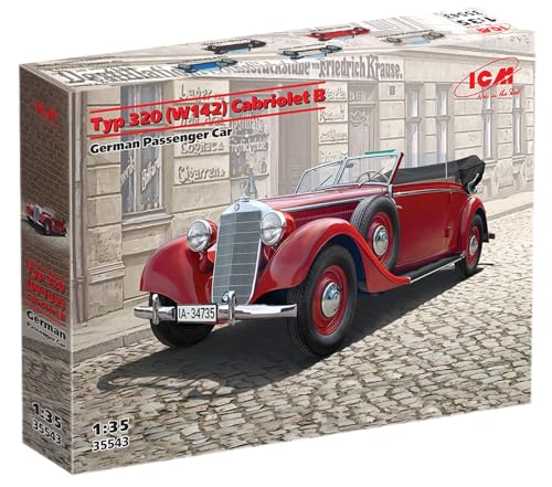 ICM 35543 - 1:35 Typ 320 (W142) Cabriolet B, German Passenger Car - Neu von ICM