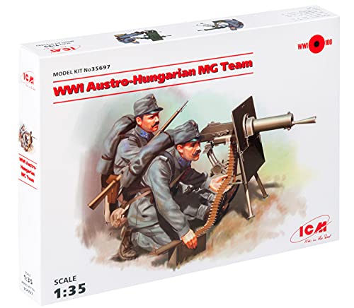 ICM 35697 Figur WWI Austro-Hungarian MG Team, Schwarz, Mittel ICM 35697 Figur WWI Austro-Hungarian MG Team, Schwarz, Mittel von ICM