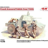 ICM 435615 1:35 WWII französische Panzerwagen-Besatzung von ICM