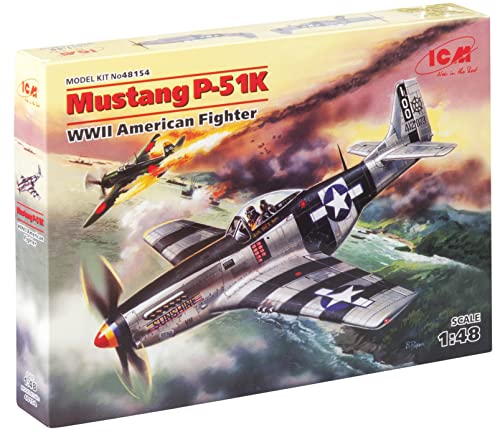 ICM 48154 Mustang 48154-1/48 P-51K, Sortiert von ICM