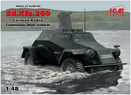 ICM 48193 Modellbausatz Sd.Kfz.260 German Radio Communication Vehicle von ICM