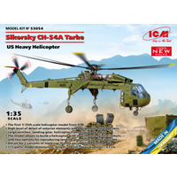 ICM 53054 1:35 Sikorsky CH-54A Tarhe, US Heavy Helicopter (100% new molds) von ICM
