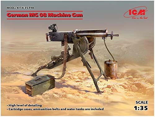 ICM ICM35710 Maschinengewehr 1:35-German MG08 von ICM