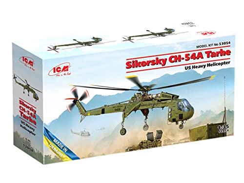 ICM - Modell Hubschrauber Sikorsky Ch-54a Tarhe Us Heavy Helicopter 53054 1/35. Modell Panzer Promo von ICM