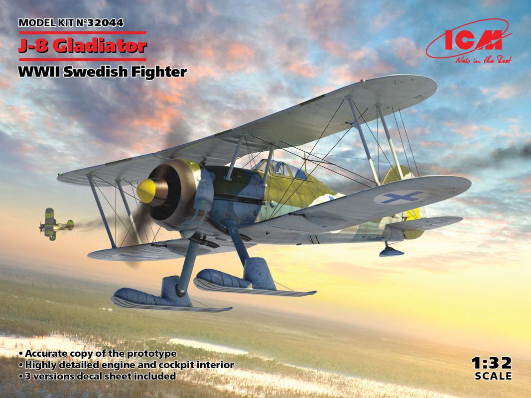 J-8 Gladiator, WWII Swedish Fighter J-8 Gladiator, WWII Swedish Fighter von ICM
