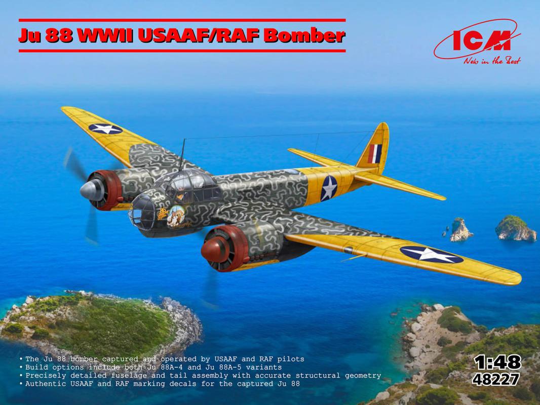 Junkers Ju 88 WWII USAAF/RAF Bomber Junkers Ju 88 WWII USAAF/RAF Bomber von ICM