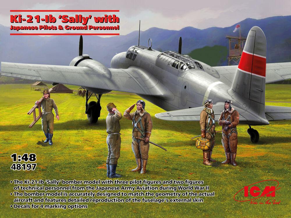 Ki-21-Ib Sally with Japanese Pilots and Ground Personnel Ki-21-Ib Sally with Japanese Pilots and Ground Personnel von ICM