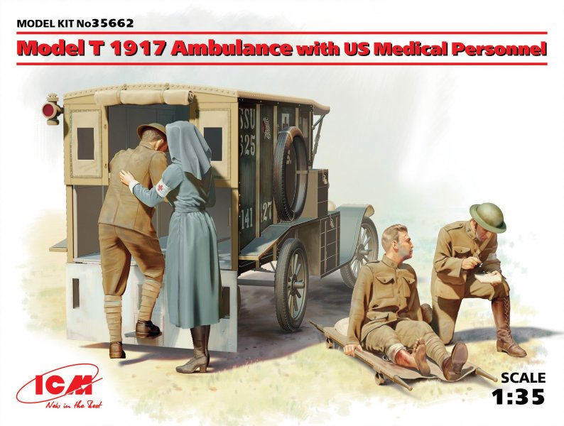 Model T 1917 Ambulance with US Medical Personnel Model T 1917 Ambulance with US Medical Personnel von ICM
