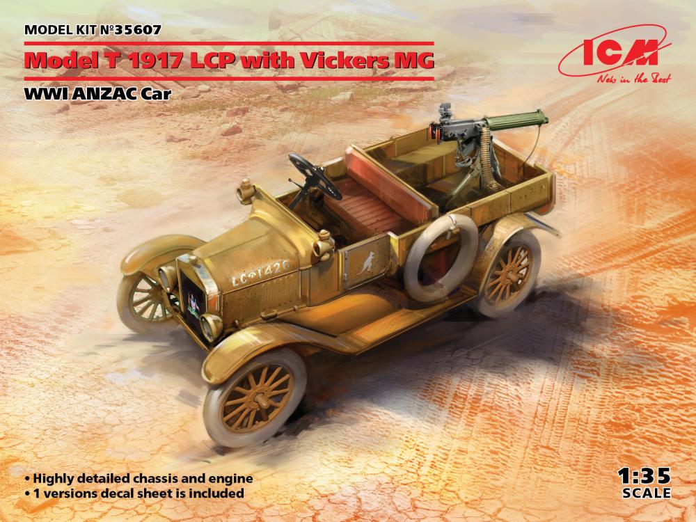Model T 1917 LCP with Vickers MG - WWI ANZAC Car Model T 1917 LCP with Vickers MG - WWI ANZAC Car von ICM
