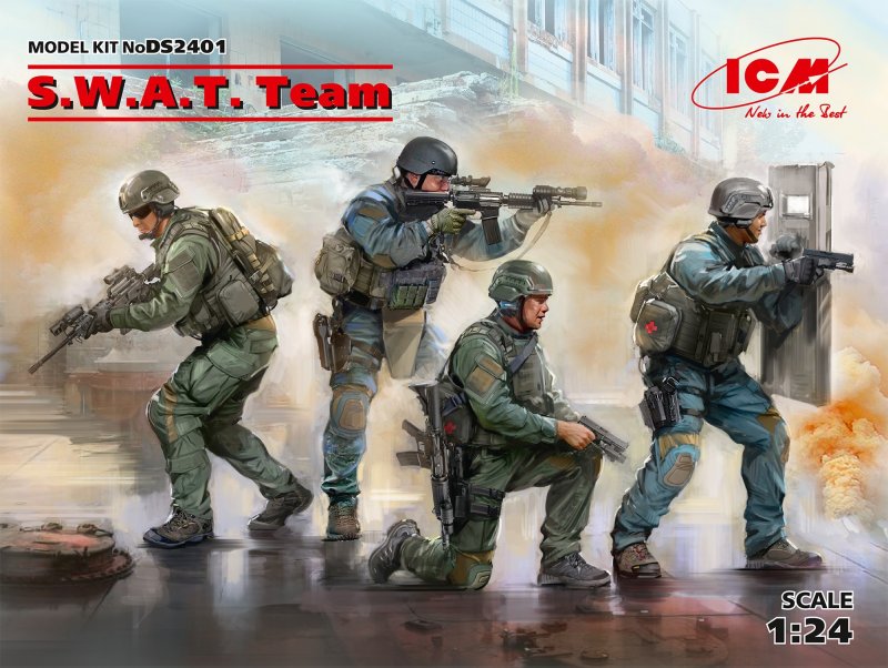 S.W.A.T. Team (4 figures) von ICM