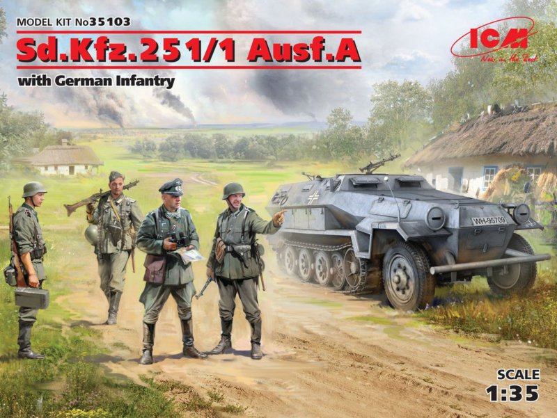 Sd.Kfz.251/1 Ausf.A with German Infantry Sd.Kfz.251/1 Ausf.A with German Infantry von ICM