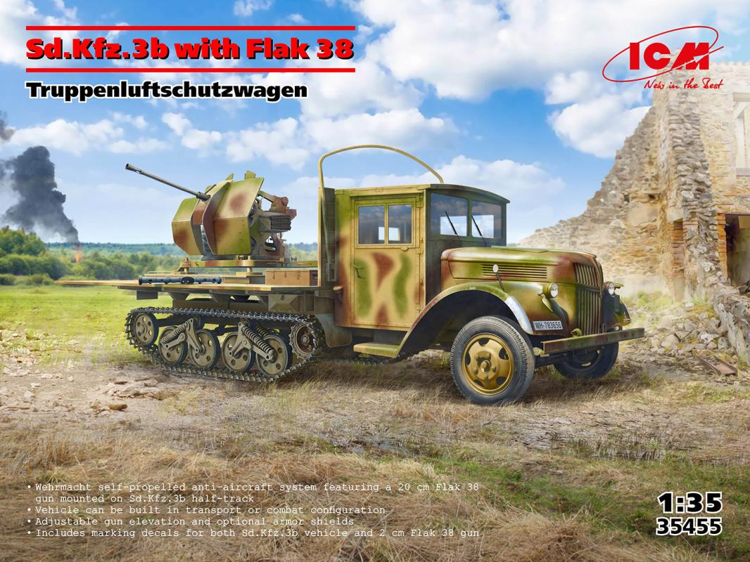 Sd.Kfz.3b with Flak 38 AA Gun Sd.Kfz.3b with Flak 38 AA Gun von ICM
