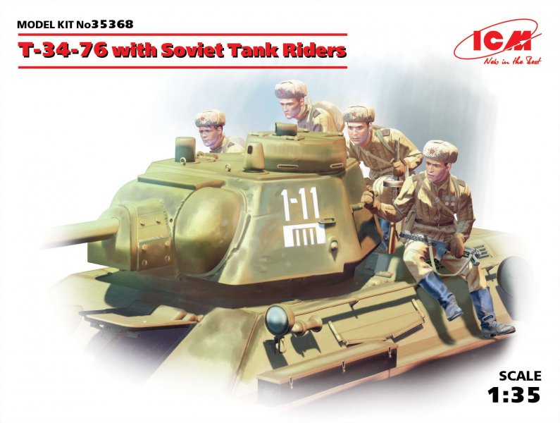 T-34-76 with Soviet Tank Riders T-34-76 with Soviet Tank Riders von ICM