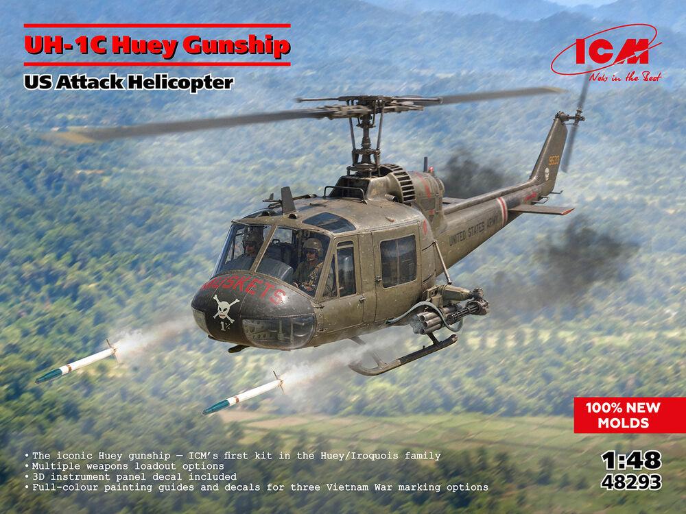 UH-1C Huey Gunship - US Attack Helicopter UH-1C Huey Gunship - US Attack Helicopter von ICM