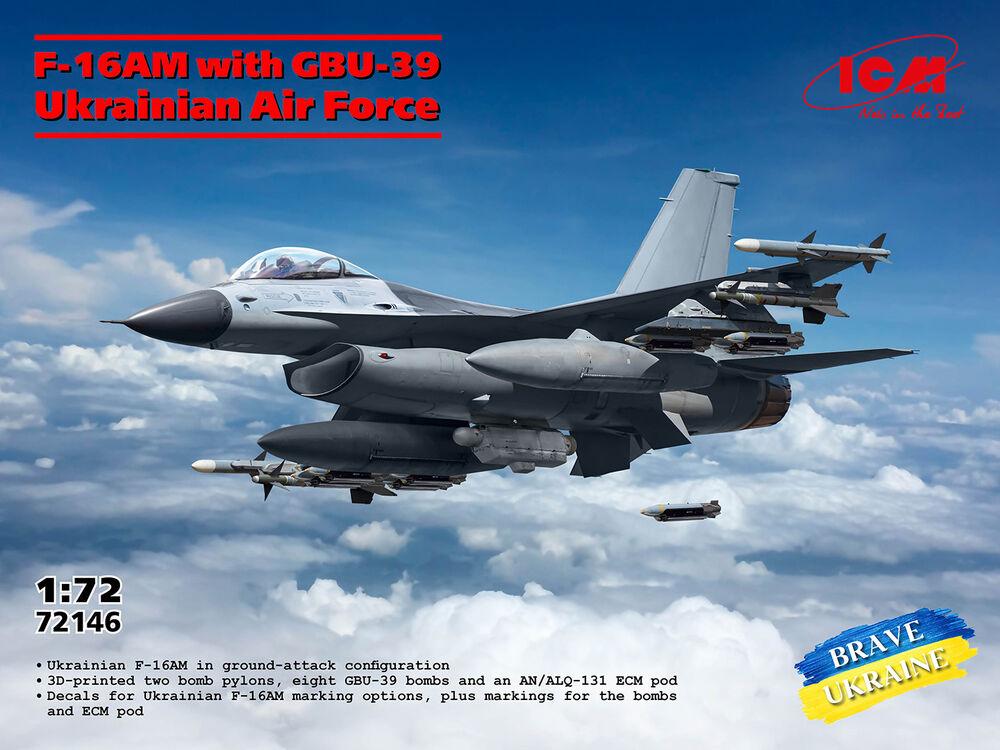 Ukrainian Air Force F-16AM with GBU-39 Bombs Ukrainian Air Force F-16AM with GBU-39 Bombs von ICM
