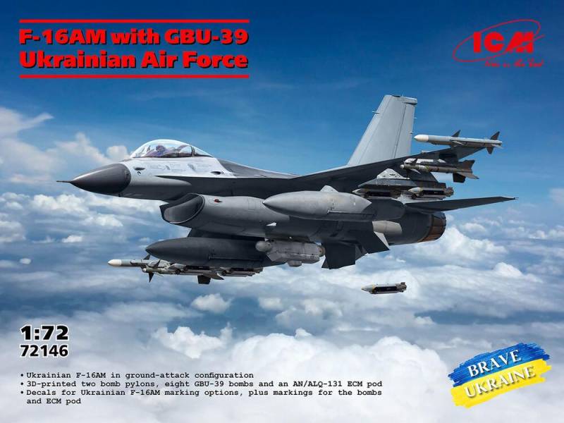Ukrainian Air Force F-16AM with GBU-39 Bombs Ukrainian Air Force F-16AM with GBU-39 Bombs von ICM