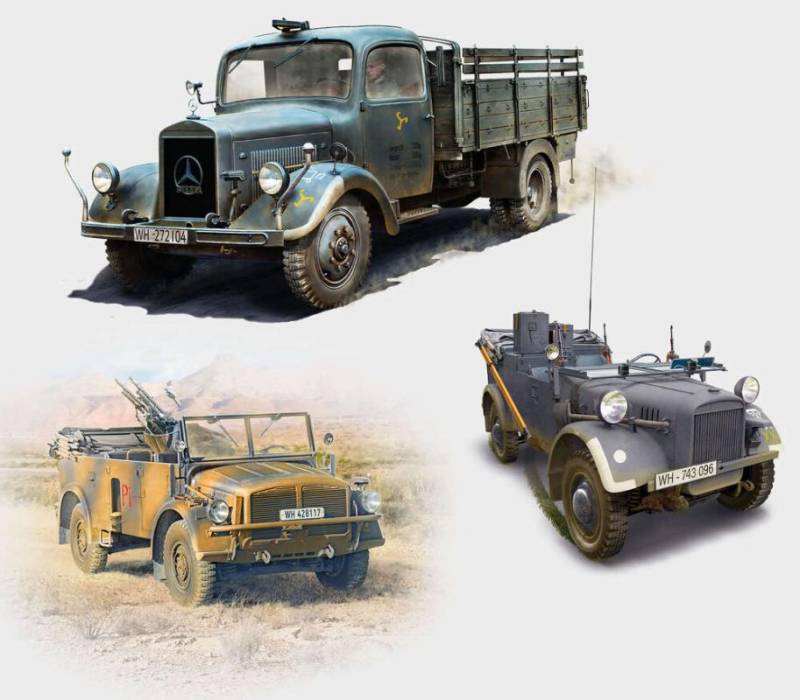Vehicles of the D.A.K von ICM
