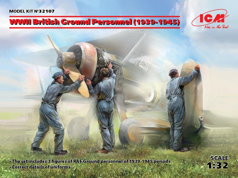 WWII British Ground Personnel (1939-1945)(3 figures) von ICM