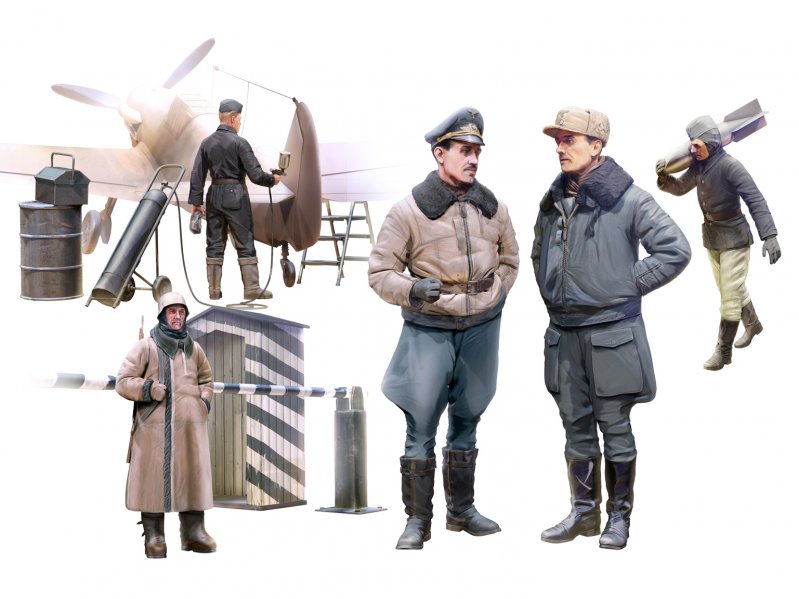 WWII German Luftwaffe Piloten WWII German Luftwaffe Piloten von ICM