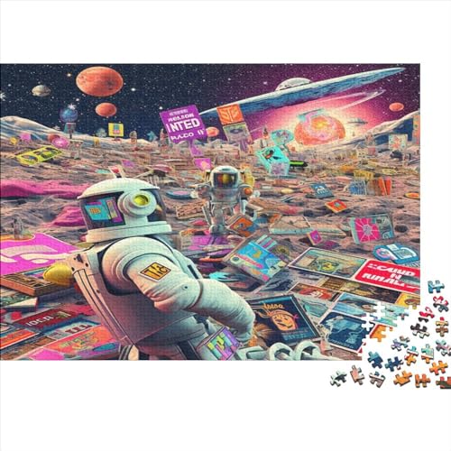 1000 Stück Future World Kinder Lernen Kognitionsspielzeug, Denksportaufgaben Für Erwachsene, Spiele Aus Holz, Intelligenz-Puzzles 1000pcs (75x50cm) von ICOBES