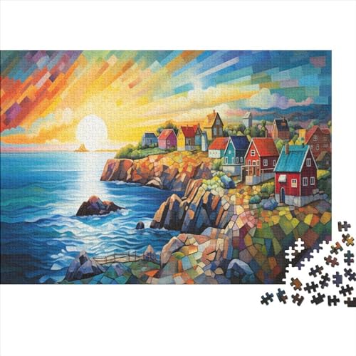 Aegean Sea 1000 Teile Puzzle Für Erwachsene | Dekompressionsspiel Puzzles Für Erwachsene 1000 Teile Puzzlegeschenke 1000pcs (75x50cm) von ICOBES