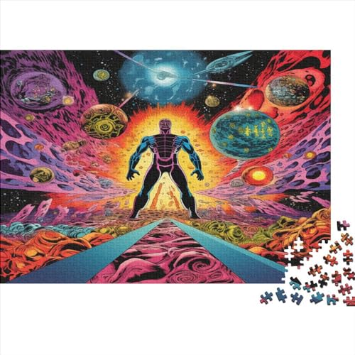 Alien Warrior Puzzles 300 Teile Für Erwachsene Puzzles Für Erwachsene 300 Teile Puzzle Lernspiele 300pcs (40x28cm) von ICOBES