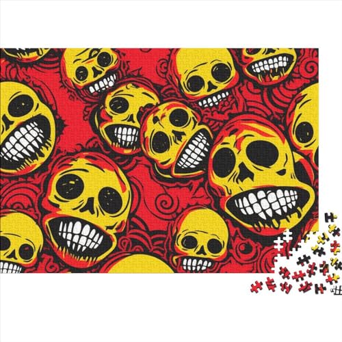 Cartoon Skull Puzzles Für Erwachsene 1000 Teile Ungelöstes Puzzle 1000 Teile Puzzles Für Erwachsene Geschenke 1000pcs (75x50cm) von ICOBES