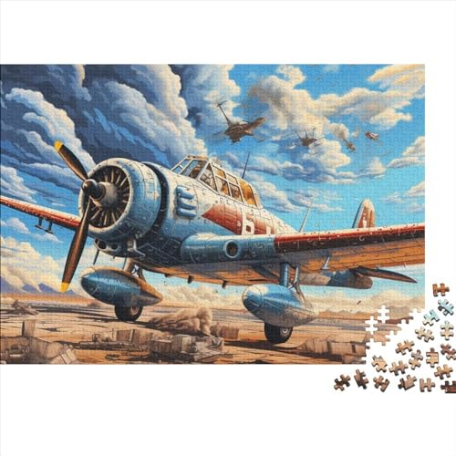 Holzpuzzle 1000 Teile Propeller Fighter Puzzle-Spielzeug Für Erwachsene 1000pcs (75x50cm) Beste Heimdekoration von ICOBES