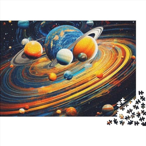 Holzpuzzle 500 Teile Für Erwachsene Milky Way Galaxy 500-teiliges Puzzle Lernspiele Heimdekorationspuzzle 500pcs (52x38cm) von ICOBES
