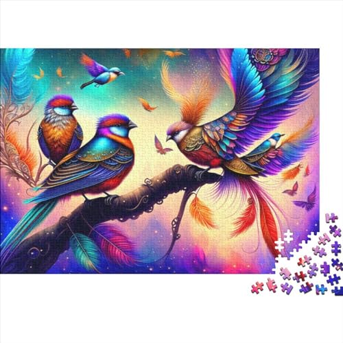 Puzzle 500 Teile Colorful Bird Puzzles Für Erwachsene 500 Teile Ungelöstes Puzzle 500pcs (52x38cm) von ICOBES
