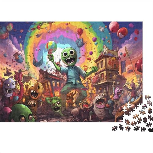 Puzzles 500 Teile Für Erwachsene Rainbow Colorful Candies Puzzle-Lernspiele, 500-teilige Puzzles Für Kinder Ab 6 Jahren 500pcs (52x38cm) von ICOBES