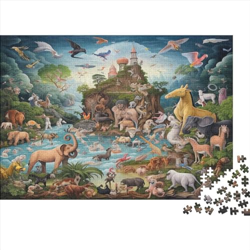 Wild Animals Puzzles 500 Teile Für Erwachsene Puzzles Für Erwachsene 500 Teile Puzzle Lernspiele 500pcs (52x38cm) von ICOBES