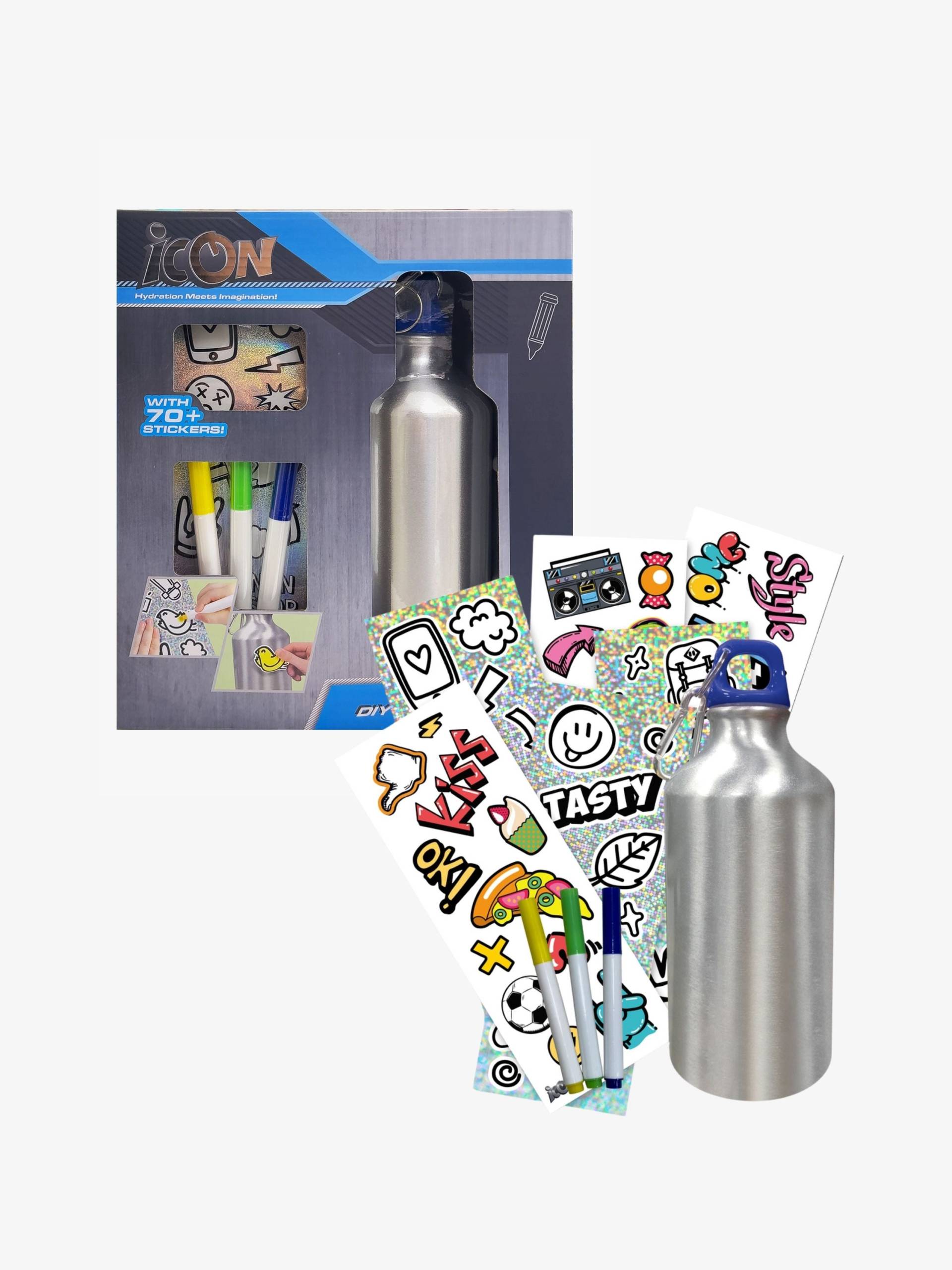 ICON Flasche mit Aufklebern von ICON