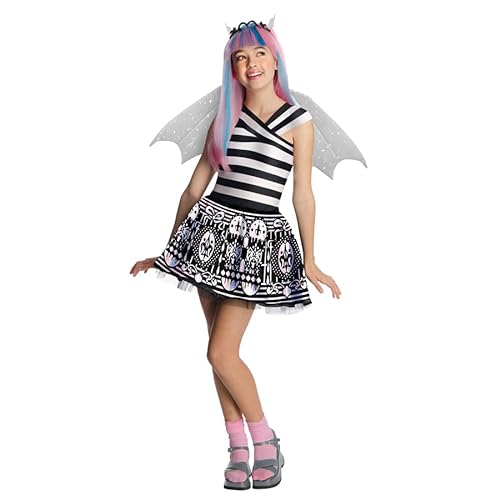 IDEAL TREND Monster High Kinder Kostüm Fasching Karneval Halloween: Farbe: Rochelle Goyle | Größe: M von IDEAL TREND