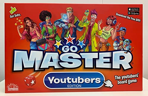 Ideal, Go Master Youtubers Edition: The Youtubers Board Game!, Classic Games, for 2-6 Players, Ages 8+ von IDEAL