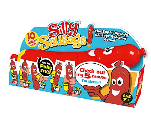 Ideal , Silly Sausage: The super Speedy Sausage Reaction Game, Family Games, for 1+ Players, Ages 7+ von IDEAL
