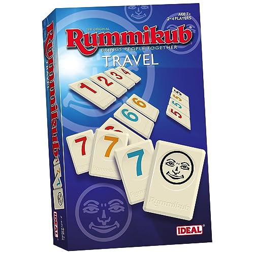 Ideal , Rummikub Travel Game: Brings People Together, Family Strategy Games, for 2-4 Players, Ages 7+ von IDEAL