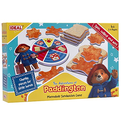 IDEAL, Paddington Bear - Marmalade Sandwiches Game!, Kids Games, The Adventures of Paddington Bear, for 2-4 Players, Ages 4+ von IDEAL