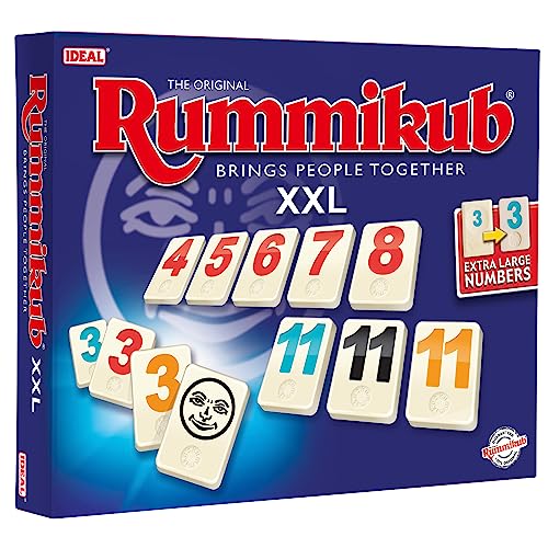 Rummikub Ideal XXL - Das Brettspiel von Ideal | Familienspiele | 2-4 Spieler | Ab 8 Jahren Rummikub Ideal XXL - Das Brettspiel von Ideal | Familienspiele | 2-4 Spieler | Ab 8 Jahren von IDEAL
