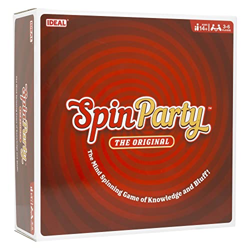 Ideal SpinParty: Das Sich drehende Partyspiel aus Wissen und Bluff! Familienspiele, für 3–6 Spieler, ab 14 Jahren von IDEAL