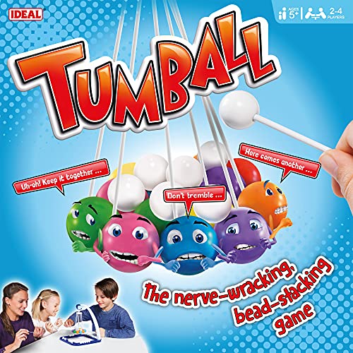 Ideal , Tumball: The Nerve-wracking, Bead-Stacking Game!, Family Games, for 2-4 Players, Ages 5+ von IDEAL