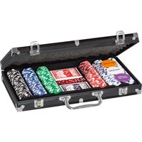 idee+spiel YYPS303 Party-Pokerset im dunklen Alu-Koffer von IDEE+SPIEL