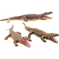 JOHNTOY500-26351 Animal World Soft Touch Krokodil, groß