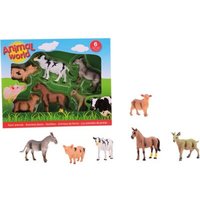 idee+spiel 100-26785 Animal World Bauernhoftiere Sortiment