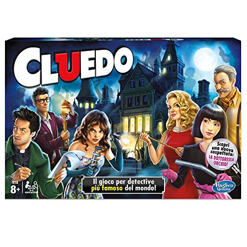 Hasbro Gaming Cluedo Spiel in Box, Version 2020 auf Italienisch von Hasbro Gaming