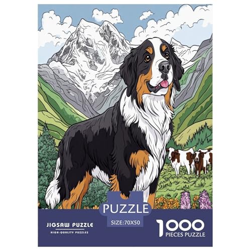 BAdler Dogs Puzzle 1000 Teile Schwer Puzzle Spielzeug Pädagogisches Spiel Impossible Herausforderung Spielzeug Für Erwachsene Kinder 70x50cm/1000pcs von IEJKLUVWX
