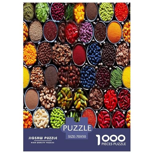 Bunte Gewürze Puzzles 1000 Teile Schwer Puzzle Spielzeug Lernspiel Impossible Herausforderung Spielzeug Für Erwachsene Kinder 70x50cm/1000pcs Bunte Gewürze Puzzles 1000 Teile Schwer Puzzle Spielzeug Lernspiel Impossible Herausforderung Spielzeug Für Erwachsene Kinder 70x50cm/1000pcs von IEJKLUVWX