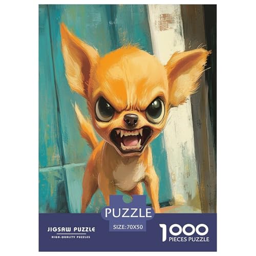 Chihuahua Puzzles 1000 Teile Schwer Puzzle Spielzeug Lernspiel Impossible Herausforderung Spielzeug Für Erwachsene Und Kinder in Bewährter 70x50cm/1000pcs Chihuahua Puzzles 1000 Teile Schwer Puzzle Spielzeug Lernspiel Impossible Herausforderung Spielzeug Für Erwachsene Und Kinder in Bewährter 70x50cm/1000pcs von IEJKLUVWX