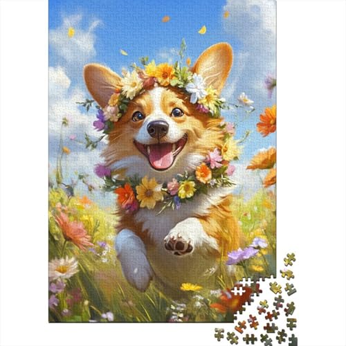 Corgi Puzzle 1000-teilige Schwer Puzzle Spielzeug Pädagogisches Spiel Impossible Herausforderung Spielzeug Für Erwachsene Und Kinder in Bewährter 1000pcs (75x50cm) von IEJKLUVWX